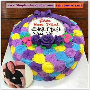 Bánh Sinh Nhật In Hình Ảnh - H433